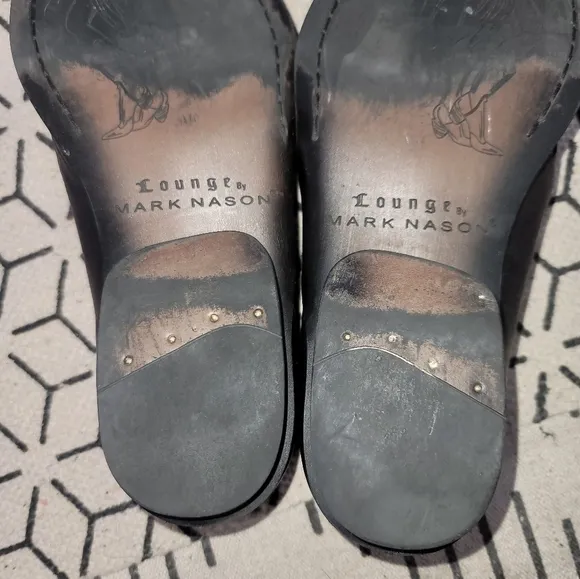 LOUNGE by MARK NASON ENCLAVE LOAFER w CELTIC CROSS LEATHER SZ 9.5
