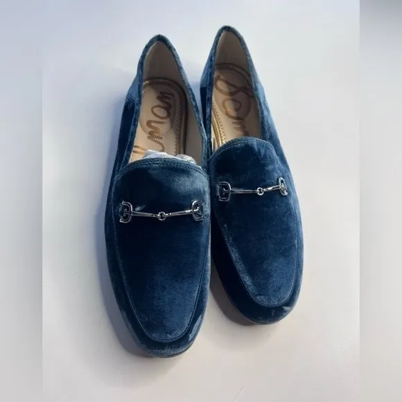 Luxurious Sam Edelman Women’s shoes Loraine Sapphire blue Velvet size 6.5.