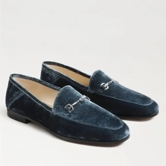 Luxurious Sam Edelman Women’s shoes Loraine Sapphire blue Velvet size 6.5.