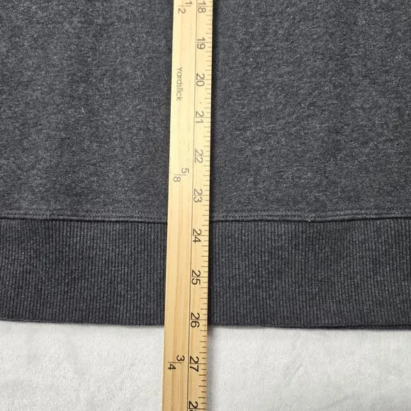 Mack Weldon Mens Sweater Pullover Scoop Neck Long Sleeve Gray Medium M