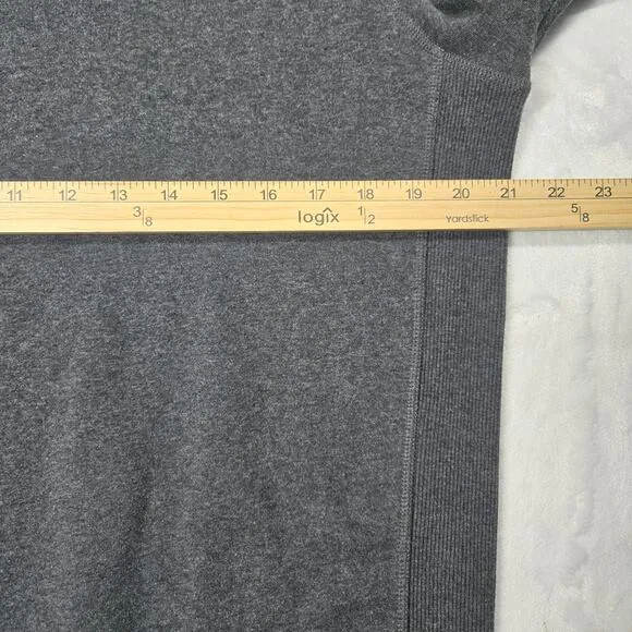 Mack Weldon Mens Sweater Pullover Scoop Neck Long Sleeve Gray Medium M
