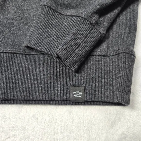 Mack Weldon Mens Sweater Pullover Scoop Neck Long Sleeve Gray Medium M