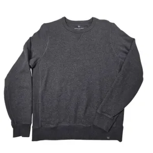 Mack Weldon Mens Sweater Pullover Scoop Neck Long Sleeve Gray Medium M