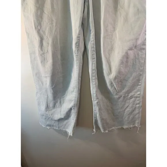 MADEWELL Women’s The Perfect Vintage Wide Leg Crop Jeans / Size: 30