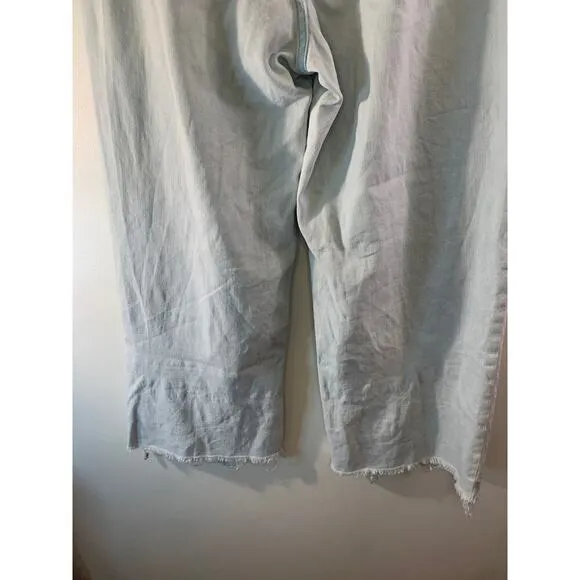 MADEWELL Women’s The Perfect Vintage Wide Leg Crop Jeans / Size: 30