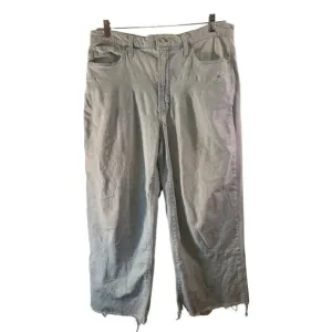 MADEWELL Women’s The Perfect Vintage Wide Leg Crop Jeans / Size: 30