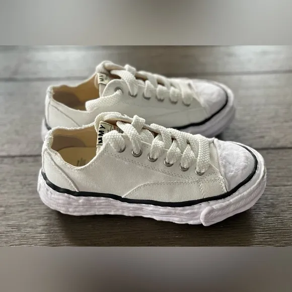Maison MIHARA YASUHIRO PETERSON23&quot; OG Sole Padded Canvas Low-top Sneaker Size 7