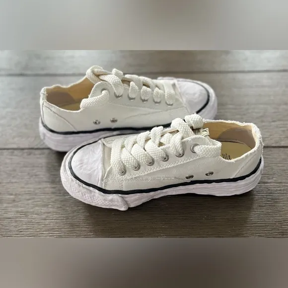 Maison MIHARA YASUHIRO PETERSON23&quot; OG Sole Padded Canvas Low-top Sneaker Size 7