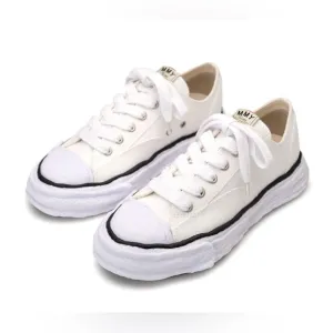 Maison MIHARA YASUHIRO PETERSON23&quot; OG Sole Padded Canvas Low-top Sneaker Size 7
