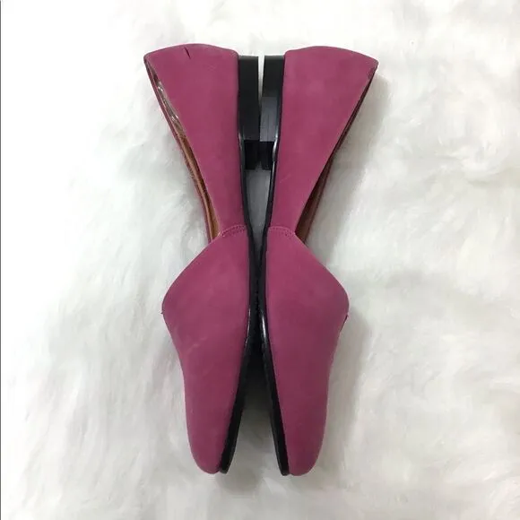 Mark Jenkins Pink Fuchsia Suede Boost Flat Shoes Size 39 Very Good Condition