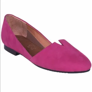 Mark Jenkins Pink Fuchsia Suede Boost Flat Shoes Size 39 Very Good Condition