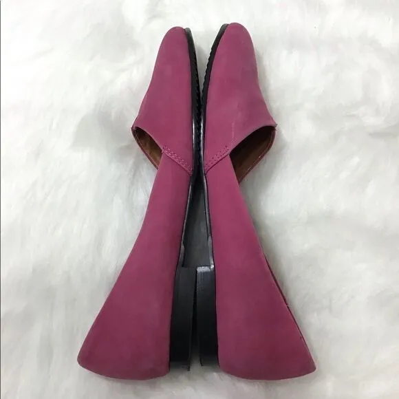 Mark Jenkins Pink Fuchsia Suede Boost Flat Shoes Size 39 Very Good Condition