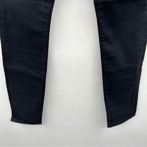 Mavi James Skinny Mid Rise Jeans in‎ Black Brooklyn Sz 28 x 32 NEW