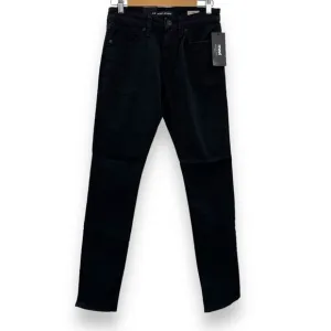 Mavi James Skinny Mid Rise Jeans in‎ Black Brooklyn Sz 28 x 32 NEW