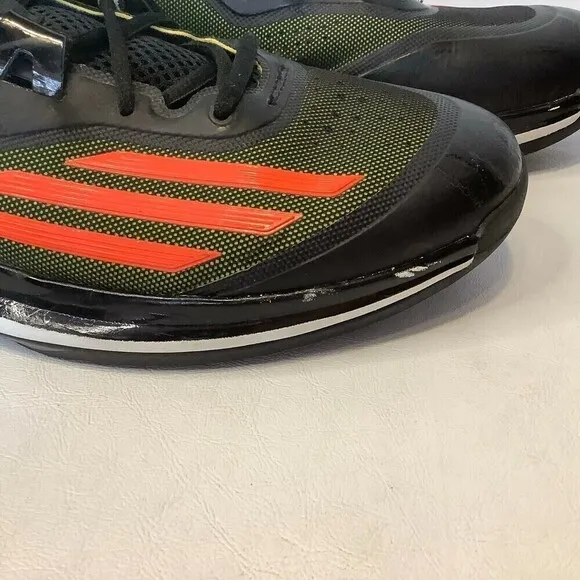 Men's Adidas Title Run Basketball Shoes Size 11.5 #584203 Black/Yellow/Orange