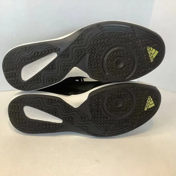 Men's Adidas Title Run Basketball Shoes Size 11.5 #584203 Black/Yellow/Orange