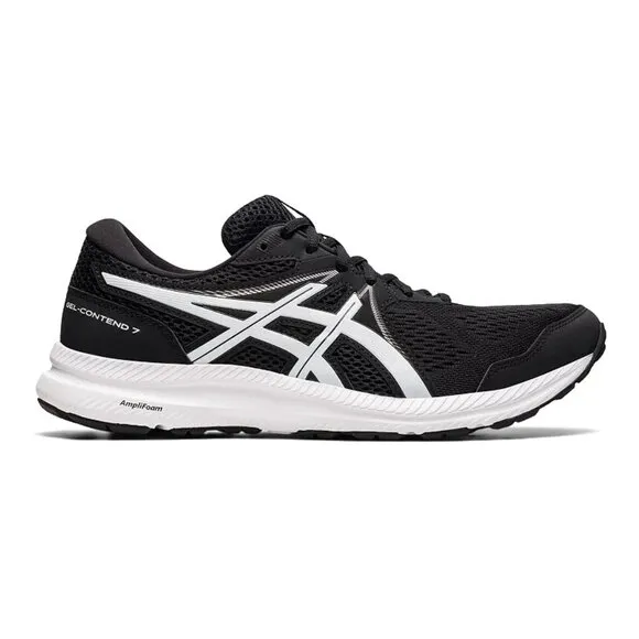 Men's Asics Gel-Contend 7 Running Shoes - Black &amp; White - 12 Extra Wide - NIB