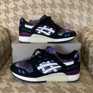 Mens Asics Gel Lyte 3 Galaxy shoes size 10 with box