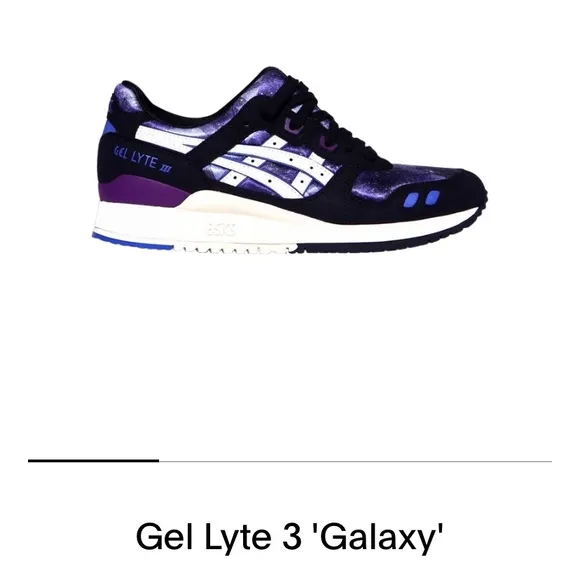 Mens Asics Gel Lyte 3 Galaxy shoes size 10 with box