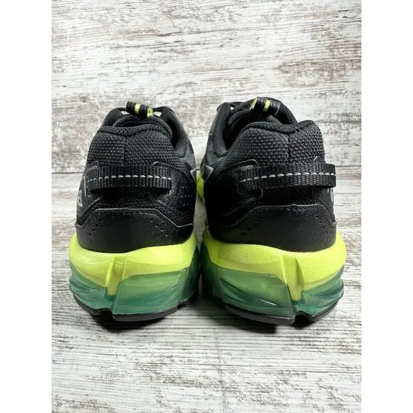 Men's ASICS Gel-Quantum 90 3 Black/Green Running Shoes Sz 9.5 Athletic Gym