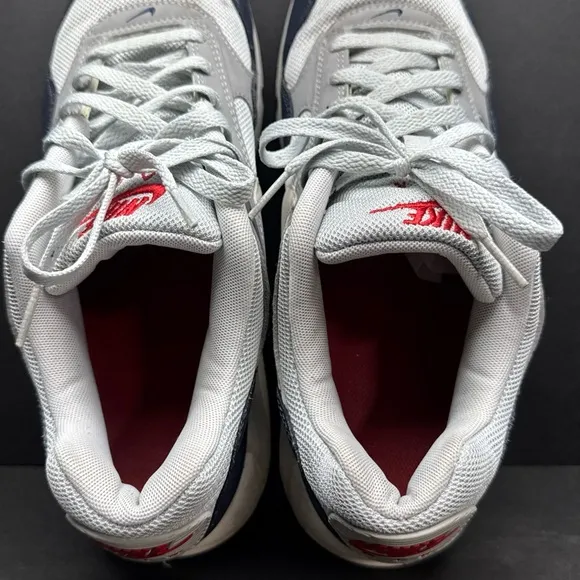 Men's Grey and Navy Sneakers