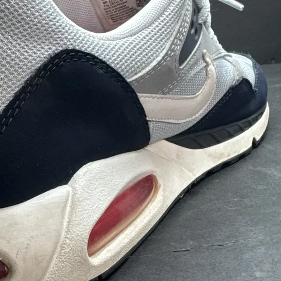 Men's Grey and Navy Sneakers