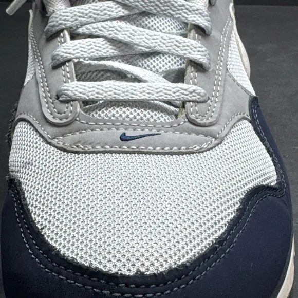 Men's Grey and Navy Sneakers