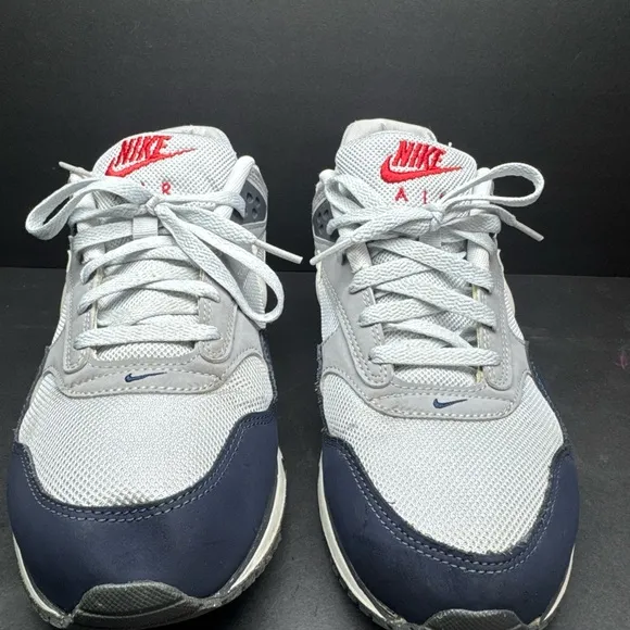 Men's Grey and Navy Sneakers