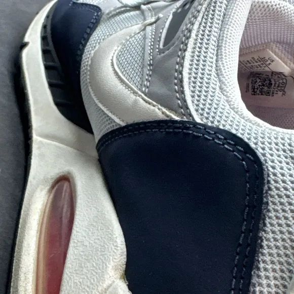 Men's Grey and Navy Sneakers