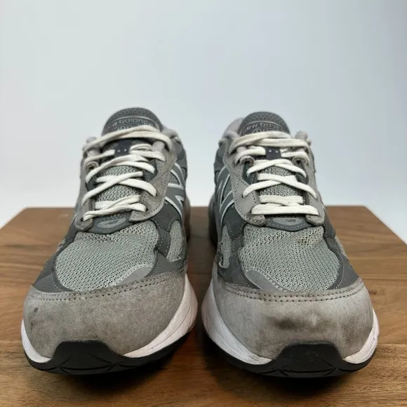 Mens New Balance 990v6 Gray Made in USA Athletic Sneakers Shoes Size 9 4E EEEE