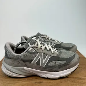 Mens New Balance 990v6 Gray Made in USA Athletic Sneakers Shoes Size 9 4E EEEE