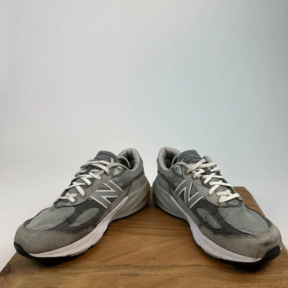 Mens New Balance 990v6 Gray Made in USA Athletic Sneakers Shoes Size 9 4E EEEE
