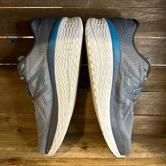 Mens New Balance‎ Fresh Foam More Blue Athletic Running Sneakers Shoes Size 14 D