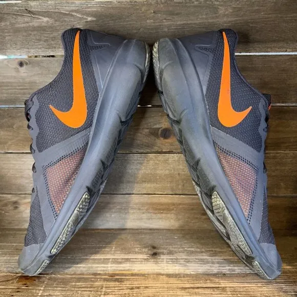 Mens Nike Flex Control II Gray Athletic Training Shoes Sneakers‎ Size 15 M GUC