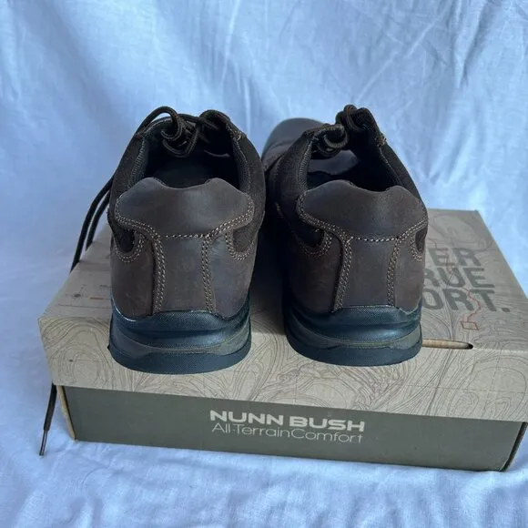 Men's Nunn Bush All Terrain Comfort Phillips Oxford Brown Shoes, Size 12W