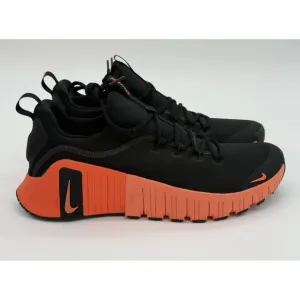 Men's Size 12.5- Nike Free Metcon 6 Black Hyper Crimson Running Shoes FJ7127-004