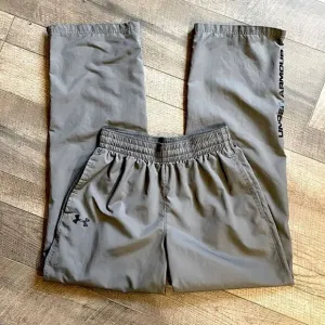 Mens, Under Armour, Grey, Lined, Track Pants. Size Medium.