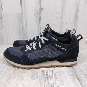 Merrell Alpine Suede Mesh Lace-Up Trail Sneakers Black Gray Low Top Shoes #1050
