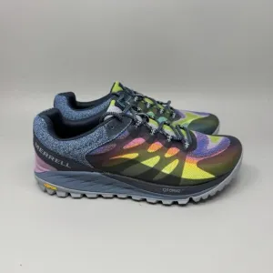 Merrell Antora 2 Womens Rainbow Athletic Shoes Hiking Sneakers Vibram Trainers 9