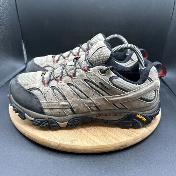 Merrell Moab 2 Mens Size 9 W Wide Hiking Shoes Brown Trail Sneakers