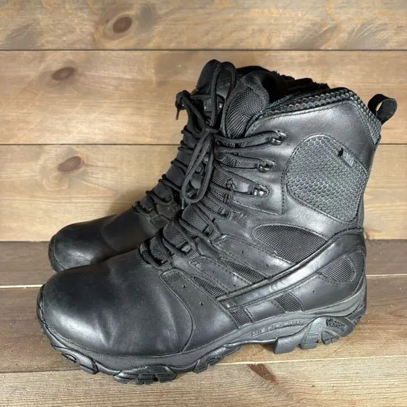 merrell moab 2 tactical mens size 11 wide shoes black leather combat boots