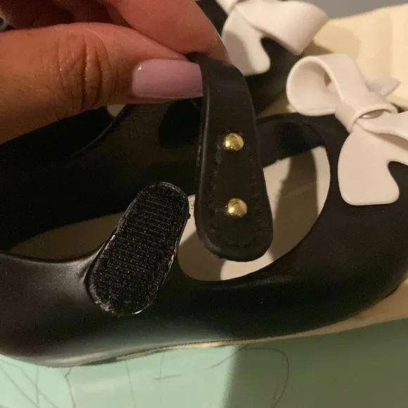 Mini Melissa toddler ultra girl bow jelly Mary Jane shoes