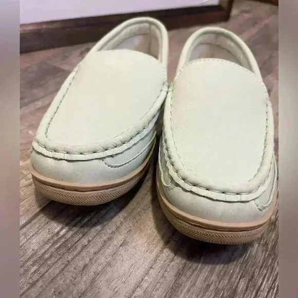 My Slippers All season Moccasin Slip On Casual Loafer Shoes women’s 7 Mint color