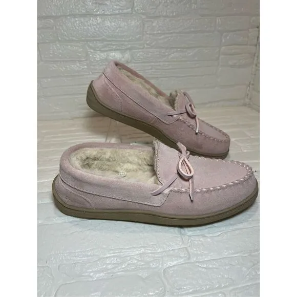 MY Slippers Moccasin Pink Shoe made by My Pillow
