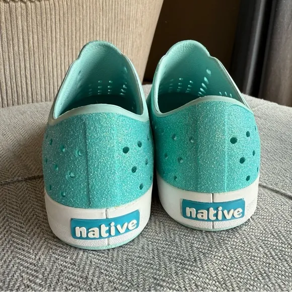 Native Kids Aqua Slip-On Shoes