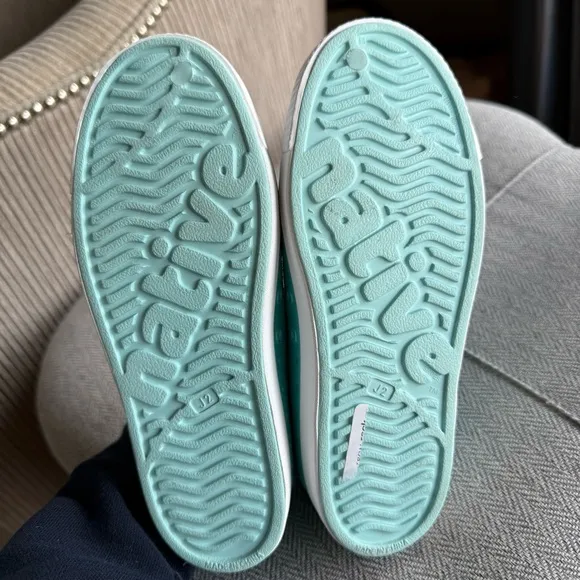 Native Kids Aqua Slip-On Shoes