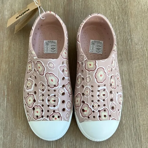 Native Shoes Jefferson Poppy Floral Slip On Tennis Shoes Toddler 11 12