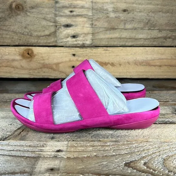 Naturalizer Genn-Drift Sandal - Fuchsia - 6 Wide - New without box