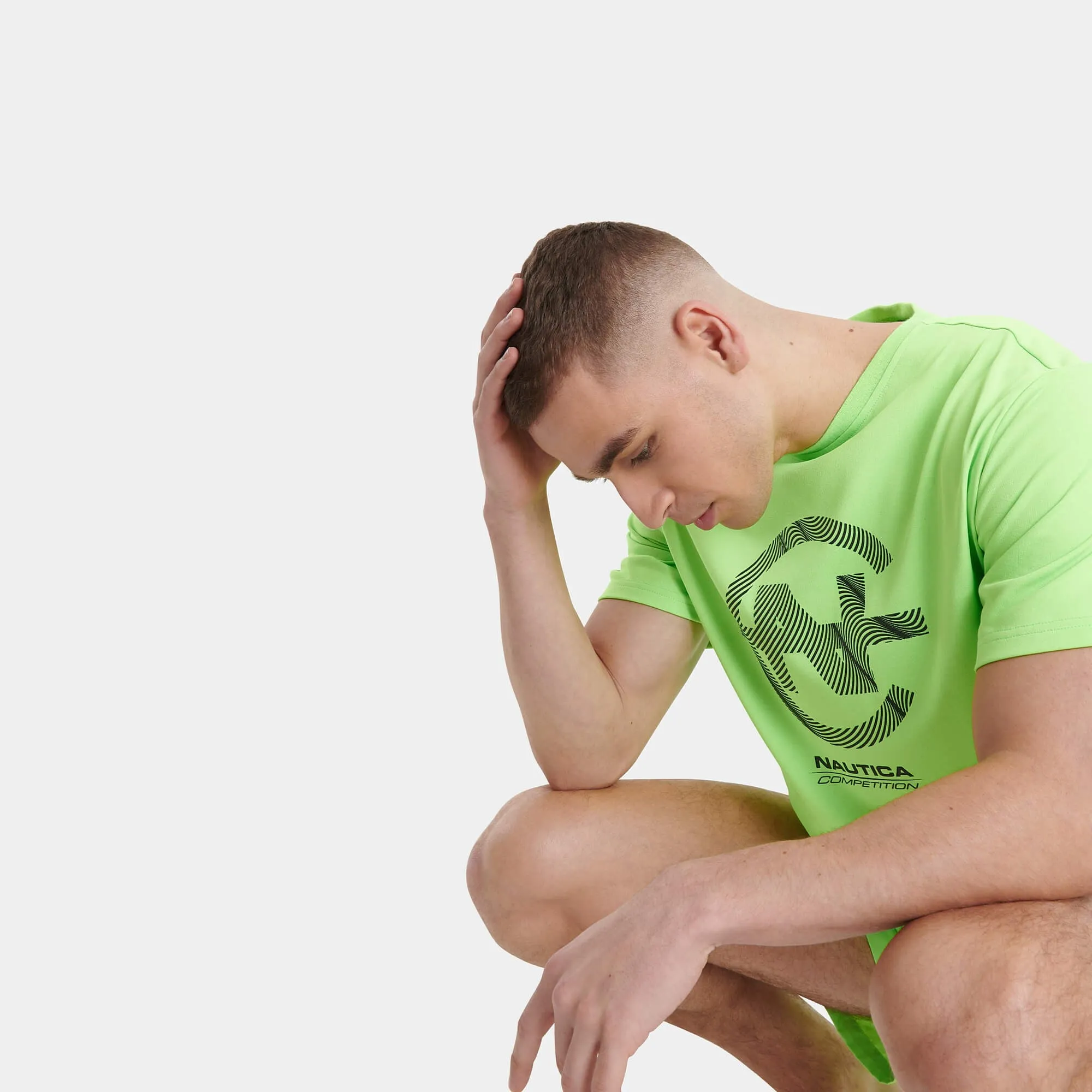 Nautica Mbuna T Shirt Neon Green
