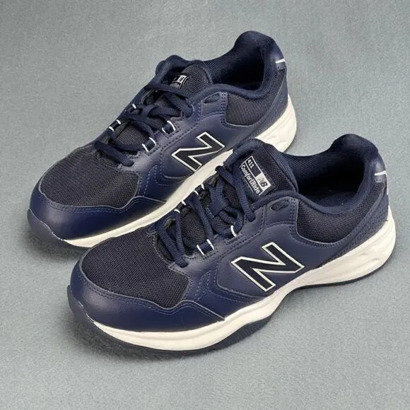 NB New Balance 411 Walking Shoes Sneakers Mens 7 Blue Comfort Ride New MA411LB1